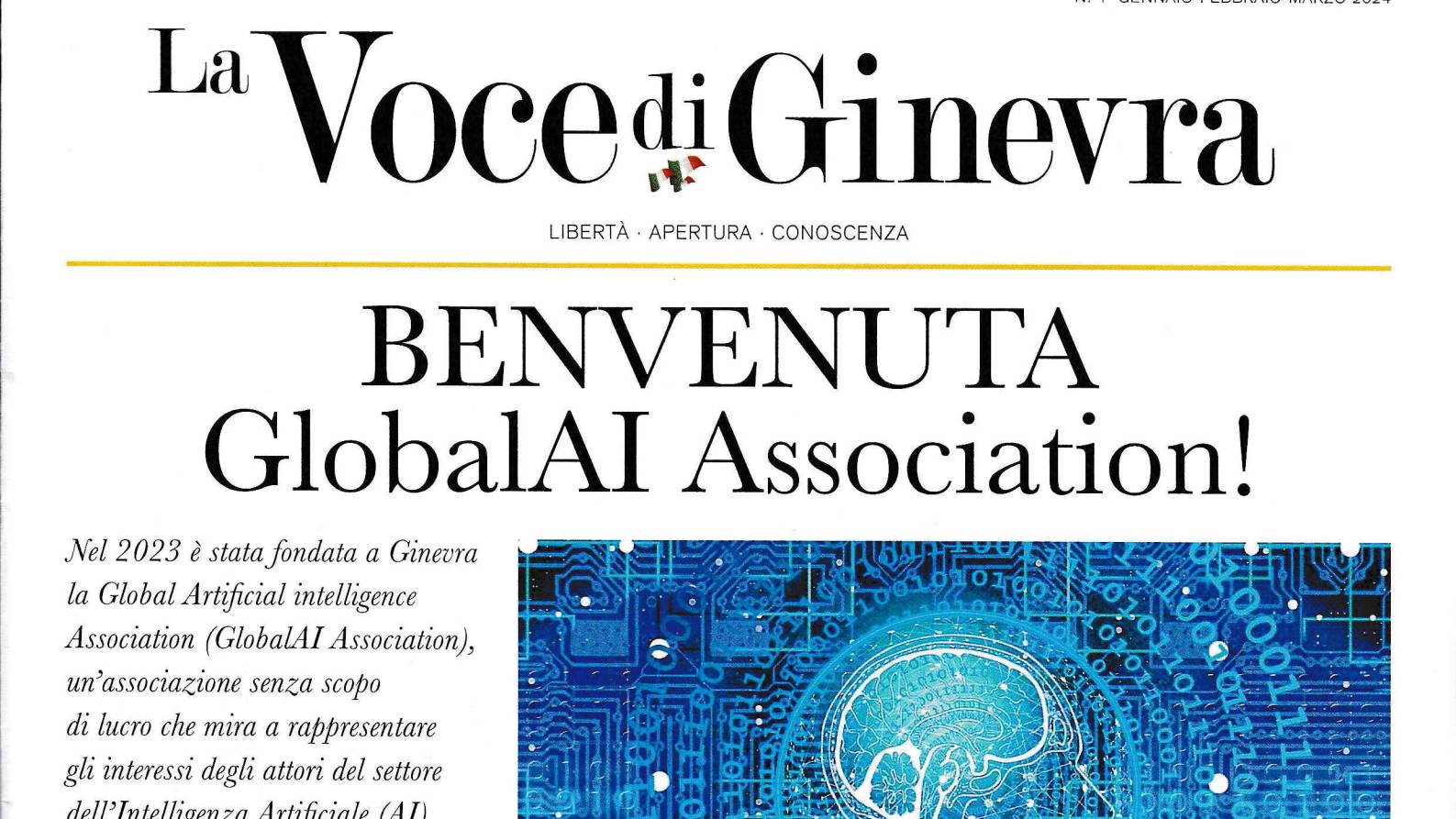 La Voce di Ginevra: benvenuta Global AI Association